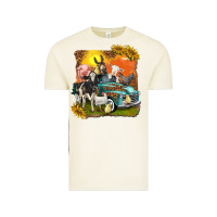 Vintage Arctic farm truck with farm animals Vintage Tee - texasbilliewilder