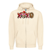 Sandshell xoxo tiger olivia Zipper Hoodie - OliviaCreatesArt