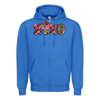 True Royal xoxo tiger olivia Zipper Hoodie - OliviaCreatesArt