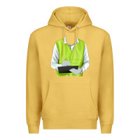 Antique Gold border collie engineer Premium Hoodie - RanaPortraitStore