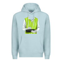 Blue Mist border collie engineer Premium Hoodie - RanaPortraitStore