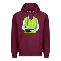 Burgundy border collie engineer Premium Hoodie - RanaPortraitStore
