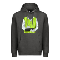 Charcoal Heather border collie engineer Premium Hoodie - RanaPortraitStore
