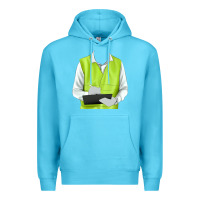 Ocean Blue border collie engineer Premium Hoodie - RanaPortraitStore