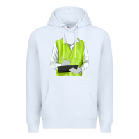 White border collie engineer Premium Hoodie - RanaPortraitStore