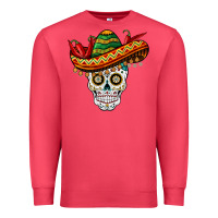 Cardinal cinco de mayo sombrero skull Premium Sweatshirt - BarkalooDesign