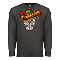 Smoke cinco de mayo sombrero skull Premium Sweatshirt - BarkalooDesign