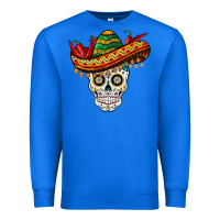 True Royal cinco de mayo sombrero skull Premium Sweatshirt - BarkalooDesign