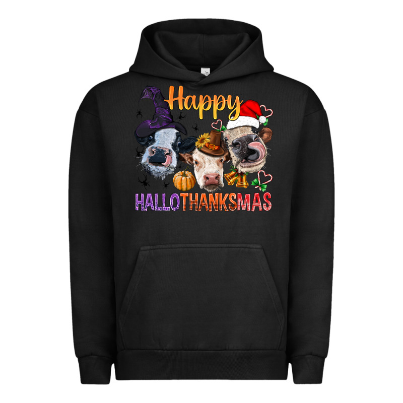 Happy Hallothanksmas Cows Urban Hoodie by BundleAndBundleShop | Teevron