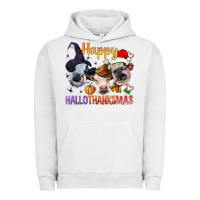 Pigment Lunar Rock Happy Hallothanksmas Cows Urban Hoodie - BundleAndBundleShop