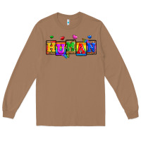 Toasted Coconut pride human Long Sleeve Tee - Zillion Design Studio