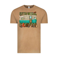 Vintage Camel fifth wheel camper Vintage Tee - texasbilliewilder