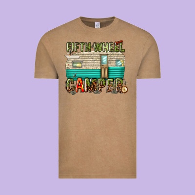 Vintage Tee fifth wheel camper