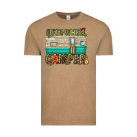Vintage Coffee fifth wheel camper Vintage Tee - texasbilliewilder