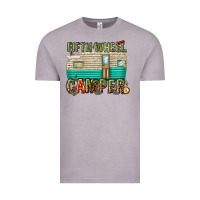 Vintage Zinc fifth wheel camper Vintage Tee - texasbilliewilder
