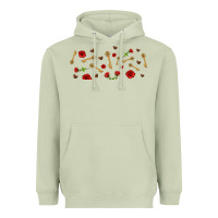Matcha rosses and keys Heavyweight Hoodie - AdoDesignShop