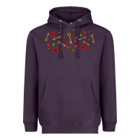 Plum rosses and keys Heavyweight Hoodie - AdoDesignShop