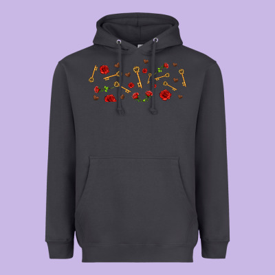 Rosses And Keys Heavyweight Hoodie Designed By Adodesignshop