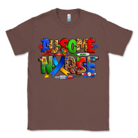 Chestnut ausome autism nurse Classic Tee - Zillion Design Studio