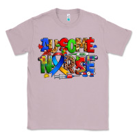 Lilac ausome autism nurse Classic Tee - Zillion Design Studio