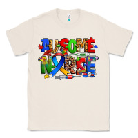 Natural ausome autism nurse Classic Tee - Zillion Design Studio