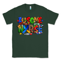 Sports Green ausome autism nurse Classic Tee - Zillion Design Studio
