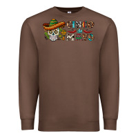 Chestnut cinco de mayo skull Premium Sweatshirt - BarkalooDesign