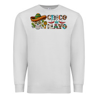 Dove Grey cinco de mayo skull Premium Sweatshirt - BarkalooDesign