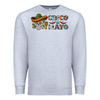 Heather Grey cinco de mayo skull Premium Sweatshirt - BarkalooDesign