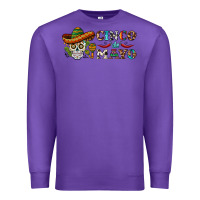 Purple cinco de mayo skull Premium Sweatshirt - BarkalooDesign