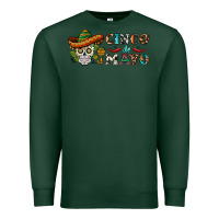 Sports Green cinco de mayo skull Premium Sweatshirt - BarkalooDesign