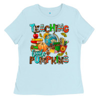 Baby Blue christmas jolly teachers Ladies Tee - AdoDesignShop