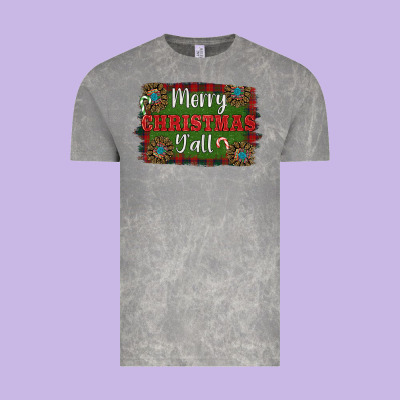 Vintage Tee Merry Christmas Y'all