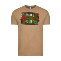 Vintage Coffee Merry Christmas Y'all Vintage Tee - RanaPortraitStore