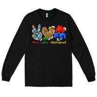 Black peace love understand Long Sleeve Tee - Zillion Design Studio