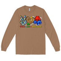 Toasted Coconut peace love understand Long Sleeve Tee - Zillion Design Studio