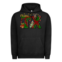 Pigment Black Christmas Texas With Deer Urban Hoodie - BundleAndBundleShop