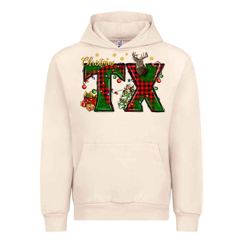Christmas Texas With Deer Urban Hoodie by BundleAndBundleShop | Teevron