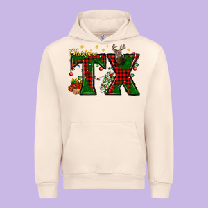 Christmas Texas With Deer Urban Hoodie Designed By Bundleandbundleshop