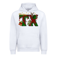 White Christmas Texas With Deer Urban Hoodie - BundleAndBundleShop