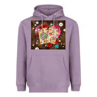 Lavender playing cards and pearls Heavyweight Hoodie - AdoDesignShop