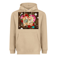Mushroom playing cards and pearls Heavyweight Hoodie - AdoDesignShop