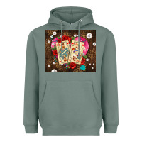 Sage playing cards and pearls Heavyweight Hoodie - AdoDesignShop