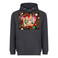 Smoke playing cards and pearls Heavyweight Hoodie - AdoDesignShop