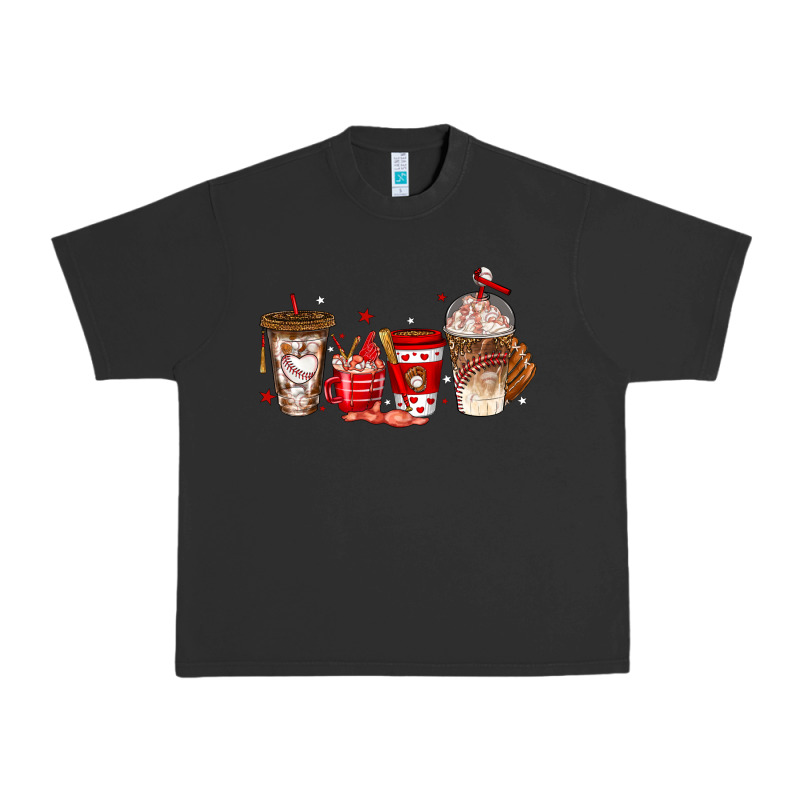 Baseball Coffee Cups Urban Heavy Tee by texasbilliewilder | Teevron