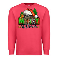 Cardinal merry slothmas Premium Sweatshirt - Jasminsmagicworld