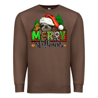 Chestnut merry slothmas Premium Sweatshirt - Jasminsmagicworld