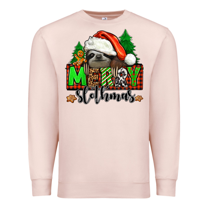 Merry Slothmas Premium Sweatshirt by Jasminsmagicworld | Teevron