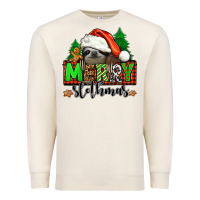Sandshell merry slothmas Premium Sweatshirt - Jasminsmagicworld