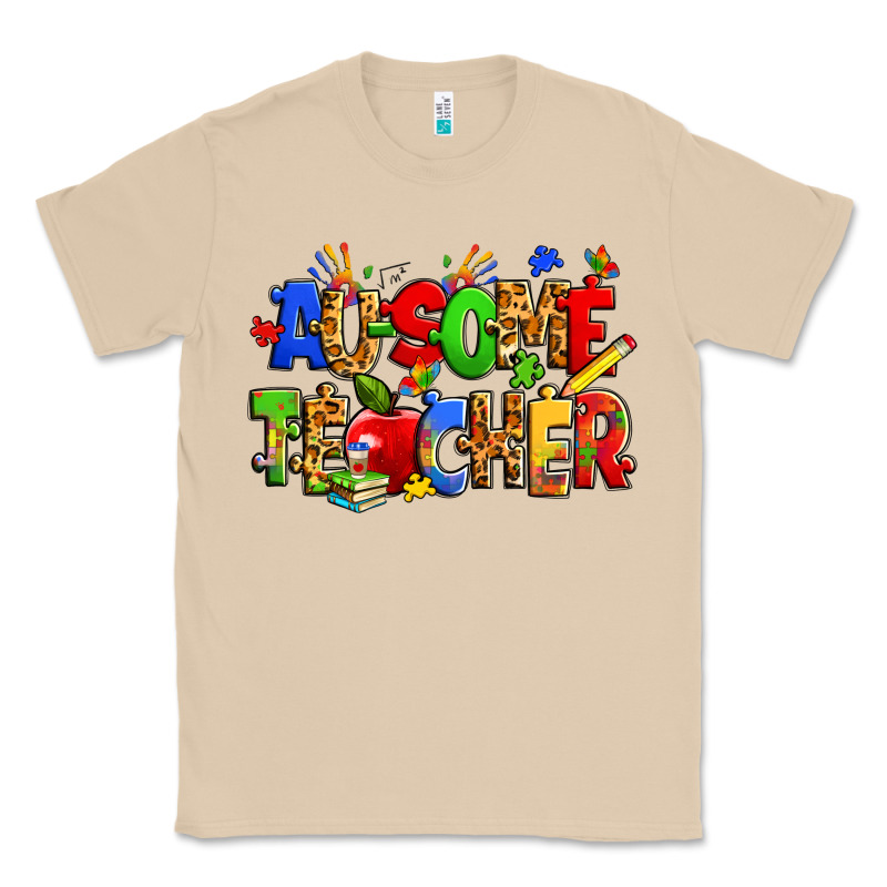 Ausome Autism Teacher Classic Tee by Zillion Design Studio | Teevron